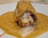 Foto del paso 9 de la receta: Rollitos de ternera en salsa cremosa calabaza y champiñones