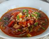รูปขั้นตอนการทำที่ 6 ของ น้ำพริกอ่อง (สูตรไม่ใส่พริกน้ำเงี้ยว)