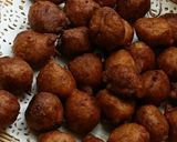 Gambar langkah 4 resipi Cekodok Pisang.
