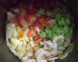 A picture of step 1 of Satvik Sprout Chaat.