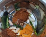 A picture of step 3 of Kaddu lafda.
