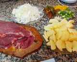 Foto del paso 1 de la receta: Bifes a la criolla