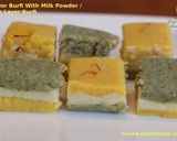 A picture of step 12 of Tricolor Burfi With Milk Powder / Three Layer Burfi.