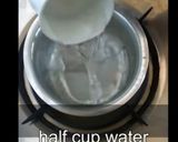 A picture of step 1 of Masala chaiii.