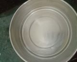 A picture of step 8 of Custard Powder Halwa cake mango flavour.