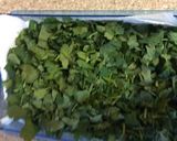A picture of step 1 of Dahi tikhari.