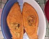 Töltött édesburgonya recept fázis 2 fotója