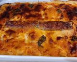 A picture of step 8 of Cannelloni stuffed with veal and spinach.