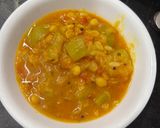 A picture of step 2 of Lauki dal.