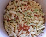 Zöldbabpörkölt recept fázis 2 fotója