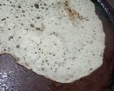 A picture of step 3 of Masala(little) dosa.
