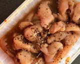 A picture of step 1 of Chicken Black Pepper.