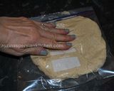 A picture of step 3 of Almond Biscuit   بیسکویت بادامی.