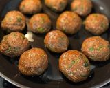 A picture of step 4 of Cheese stuffed Tteok Kalbi (떡갈비).