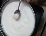 A picture of step 3 of Shahi phirni.
