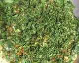 A picture of step 9 of Alu and fresh meethi ke parathe.