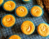 A picture of step 4 of Eggless Mawa Cake.