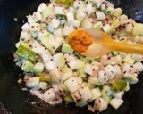 A picture of step 4 of Bottlegourd moong dal Poriyal/ Stir-fry.