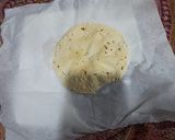 A picture of step 1 of Papad Chaat.