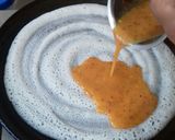 A picture of step 4 of Egg dosa Andhra special.