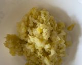 A picture of step 1 of Aloo puri.