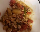 A picture of step 4 of Chicken picada.