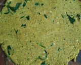 A picture of step 2 of Jowar fenugreek thalipeeth.