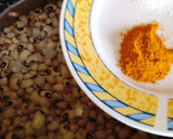 A picture of step 2 of Beans balls.