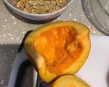 A picture of step 2 of Squash & Sweet Potato Soup with Coriander.