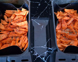 Une image de l'étape 2 de Frites de patate douce au air fryer.