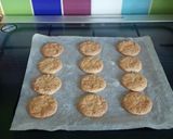 A picture of step 10 of Vickys Cornmeal Cookies w Cinnamon Lemon Sugar, GF DF EF SF NF.