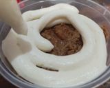 Foto langkah ke 7 dari resep Dessert Box Tiramisu (versi lokal, no mascarpone, no cream cheese).