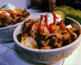 A picture of step 3 of Keto Taco Salad.