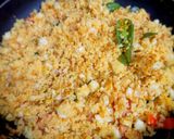 A picture of step 5 of Egg kothu idly.