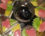 A picture of step 4 of Coloured cake.