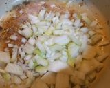 A picture of step 2 of Jambalaya.