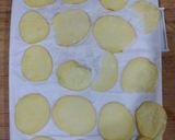 Foto do passo 3 de Chips de batata no micro-ondas