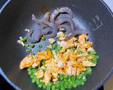 鯖魚蝦仁四季豆炒飯的食譜步驟2照片