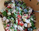 Foto del paso 4 de la receta: Ensalada de cuscús y plátano maduro.