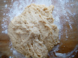 Trenza rellena de queso crema