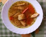 1928. Csirkemell leves grizgaluskaval ! recept fázis 5 fotója