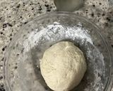 A picture of step 2 of Easy Turkish Poğaça stuffed with feta cheese.