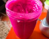 A picture of step 3 of Pinky Dragon Fruit Smoothie.
