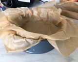 A picture of step 2 of Burnt Basque Cheesecake.