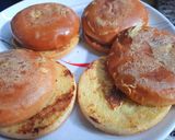 A picture of step 2 of Anday Wala Burger With Tea 😋.