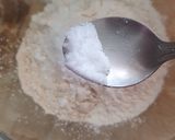 A picture of step 6 of Poha onion triangle samosa.