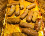 A picture of step 5 of Bbq Baked Italian Sausages.