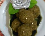 A picture of step 3 of Saunf Almond Misri Ladoo.