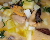 Foto del paso 5 de la receta: Crema con "espuma" de mejillones