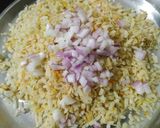 A picture of step 3 of Steamed tofu poha.
